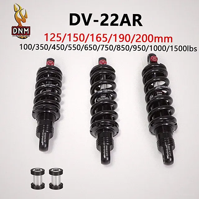 DNM DV22AR Mountain Bike Biycle Coil Spring Rear Shock 125/150/165/190/200mm